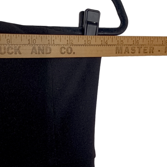 MESHKI Rachel Black Strapless High Slit Maxi Dress Medium - Picture 6 of 8